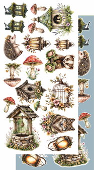 Alchemy of Art -  Scrappen - Friends of the Forest - Papierset - Accessoires - Extra Set - 