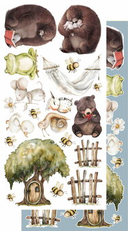 Alchemy of Art -  Scrappen - Friends of the Forest - Papierset - Accessoires - Extra Set - 