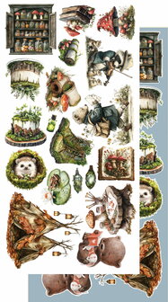 Alchemy of Art -  Scrappen - Friends of the Forest - Papierset - Accessoires - Extra Set - 