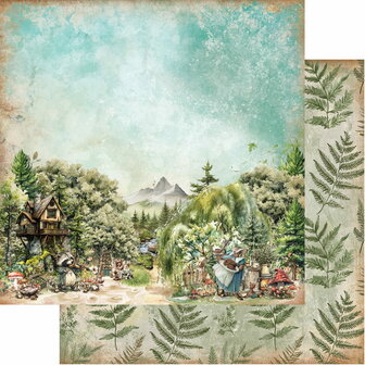 Alchemy of Art -  Scrappen - Friends of the Forest - Papierset - 30,5x30,5 cm