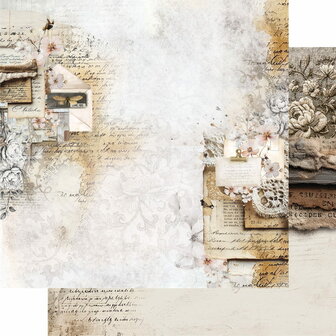 Alchemy of Art -  Scrappen - Romantic Boho - Papierset - 20x20 cm - 08