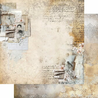 Alchemy of Art -  Scrappen - Romantic Boho - Papierset - 20x20 cm - 08