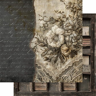 Alchemy of Art -  Scrappen - Romantic Boho - Papierset - 20x20 cm - 08