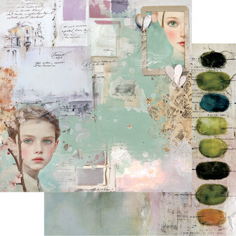 Alchemy of Art -  Scrappen - Art - Papierset - 30,5x30,5 cm -07