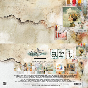 Alchemy of Art -  Scrappen - Art - Papierset - 30,5x30,5 cm -07