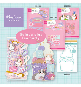 Marianne Design -  Collectie Mei -  Collectable - Stansmal - Cup &amp; Saucer