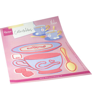 Marianne Design -  Collectie Mei -  Collectable - Stansmal - Cup &amp; Saucer