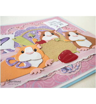 Marianne Design -  Collectie Mei -  Collectable - Stansmal - Eline's Guinea Pig