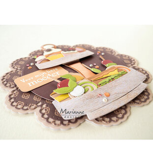 Marianne Design -  Collectie Mei -  Creatables - Stansmal -  Double Doily