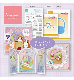 Marianne Design -  Collectie Mei -  Creatables - Stansmal - Gift Basket