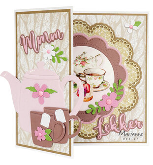 Marianne Design -  Collectie Mei -  Knipvel - Circles - Teatime