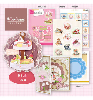 Marianne Design -  Collectie Mei -  Knipvel - Circles - Teatime