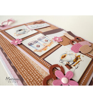 Marianne Design -  Collectie Mei -  Knipvel - Circles - Teatime