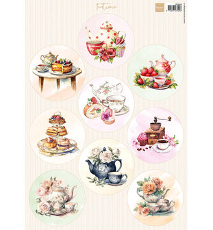 Marianne Design -  Collectie Mei -  Knipvel - Circles - Teatime