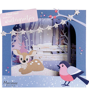 Marianne Design -  Collectie April - Craftables - Stansmal - Box Card Small