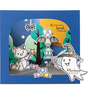 Marianne Design -  Collectie April - Craftables - Stansmal - Box Card Small