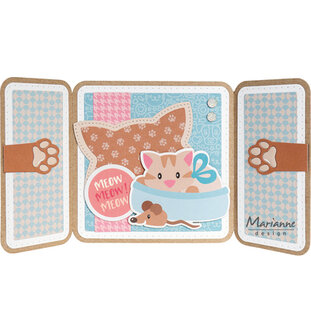 Marianne Design -  Collectie April - Craftables - Stansmal - Cat Frame