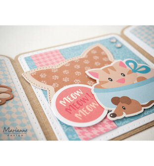 Marianne Design -  Collectie April - Craftables - Stansmal - Cat Frame
