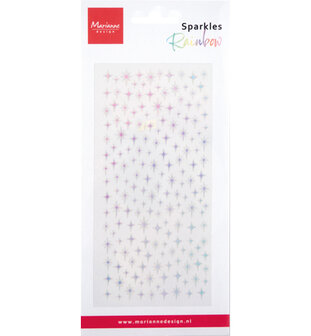 Marianne Design -  Collectie April - Embellishment - Plakparels - Sparkles - Rainbow