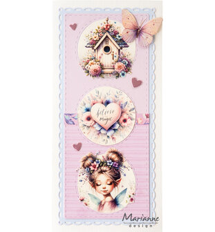 Marianne Design -  Collectie April - Knipvellen - Fairybells - Magical Mini's