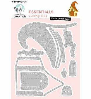 Studio Light - Essentials - Creative Craftlab - Stansmallen - Mushroom House
