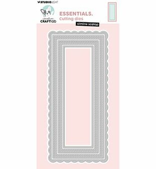 Studio Light - Essentials - Creative Craftlab - Stansmallen - Slimline Scalop
