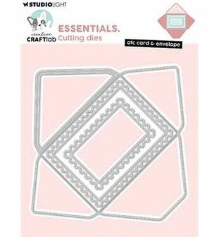 Studio Light - Essentials - Creative Craftlab - Stansmal - ATC - Atc Card Envelope