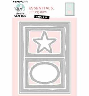 Studio Light - Essentials - Creative Craftlab - Stansmal  - Stitched &Acirc;6