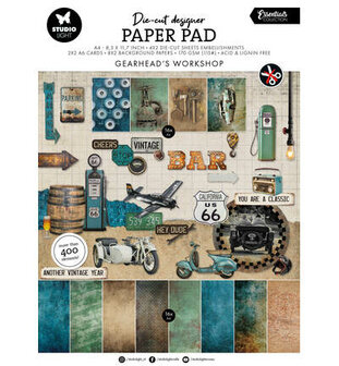 Studio Light - Essentials - Paperpad - Cardmaking  - Die Cut -  Gearhead's Workshop