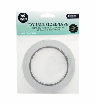 Studio Light - Essentials - Tape - Dubbelzijdig   - Easy to Tear - 12 MM