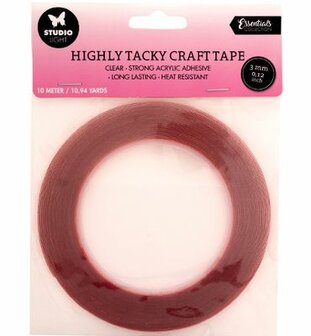 Studio Light - Essentials - Tools - Sticky Tape - Dubbelzijdig - Extra Sterk - 3 mm