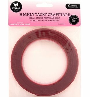 Studio Light - Essentials - Tools - Sticky Tape - Dubbelzijdig - Extra Sterk - 6 mm
