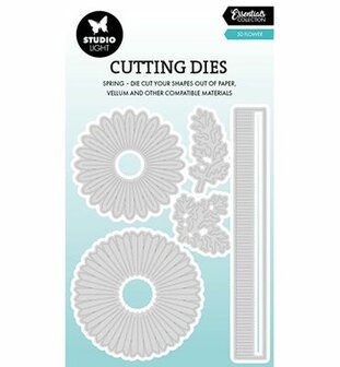 Studio Light - Essentials - Stansmal  - Cutting Die -  Flowers- 3D