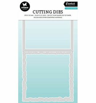 Studio Light - Essentials - Stansmal - Cutting Die - Torn Edge - Square