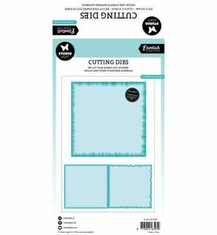 Studio Light - Essentials - Stansmal - Cutting Die - Torn Edge - Square