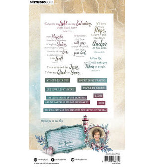 Studio Light - Jenine's Mindful Art Collection - Tide of Hope - Stamp - Clearstamp - My hope is in You