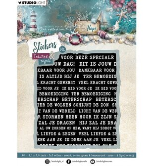 Studio Light - Jenine's Mindful Art Collection - Tide of Hope - Stickers - Zegels &amp; Teksten
