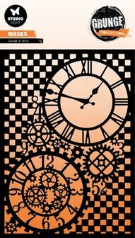 Studio Light - Grunge Collection - Mask - Clocks &amp; Grid
