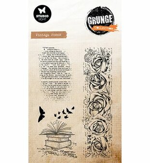Studio Light - Essentials - Grunge Collection - Stamp - Vintage Roses