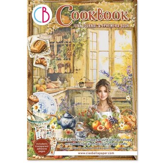 Ciao Bella - Mixed Media - Ephemera - Junk Journal - Journaling - Cookbook