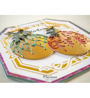 Marianne Design -  Collectie Juli - Hot Foil  - Craftables - Stansmal - Anja's Classic Rectangle