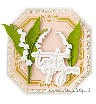 Marianne Design -  Collectie Juli - Hot Foil  - Craftables - Stansmal - Anja's Classic Rectangle
