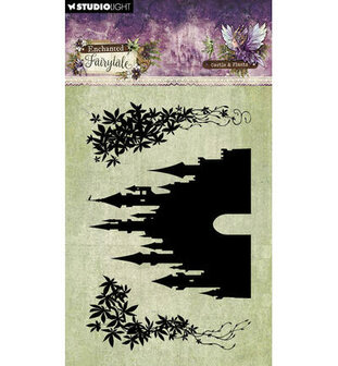 Studio Light - Enchanted Fairytale - Stamp - Silhouette Stamp - Castle &amp; Plants