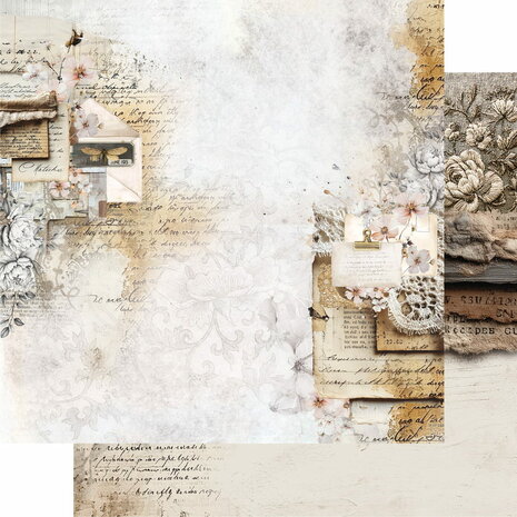 Alchemy of Art -  Scrappen - Romantic Boho - Papierset - 20x20 cm - 08