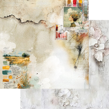 Alchemy of Art -  Scrappen - Art - Papierset -  Extra accessoires - 15X15 cm -12