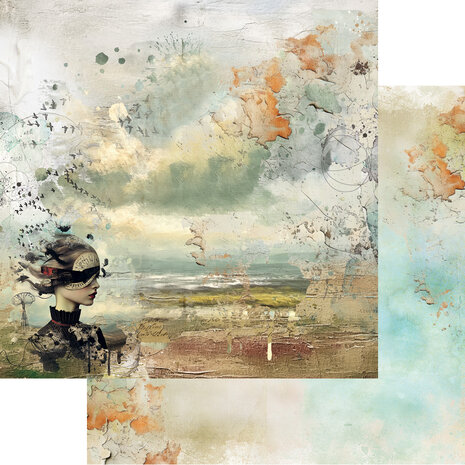 Alchemy of Art -  Scrappen - Art - Papierset -  20x20 cm -08