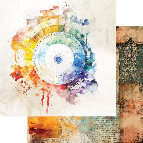 Alchemy of Art -  Scrappen - Art - Papierset -  20x20 cm -08