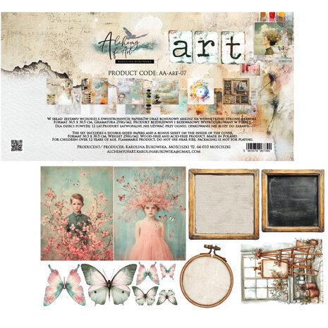 Alchemy of Art -  Scrappen - Art - Papierset - 30,5x30,5 cm -07