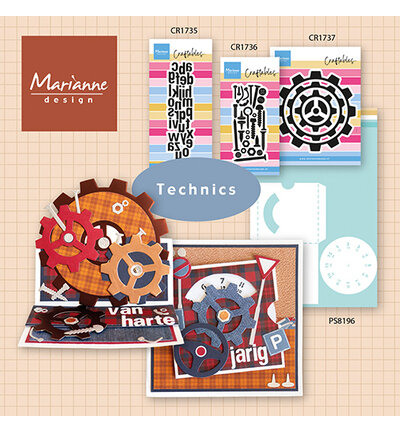 Marianne Design - Collectie Juni - Craftables - Stansmal - Gears