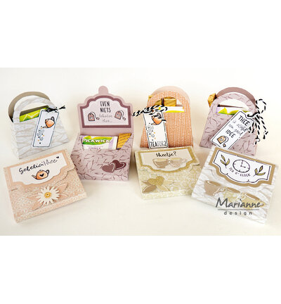 Marianne Design -  Collectie Mei -  Mixed Media - Craftstencil - Handbag